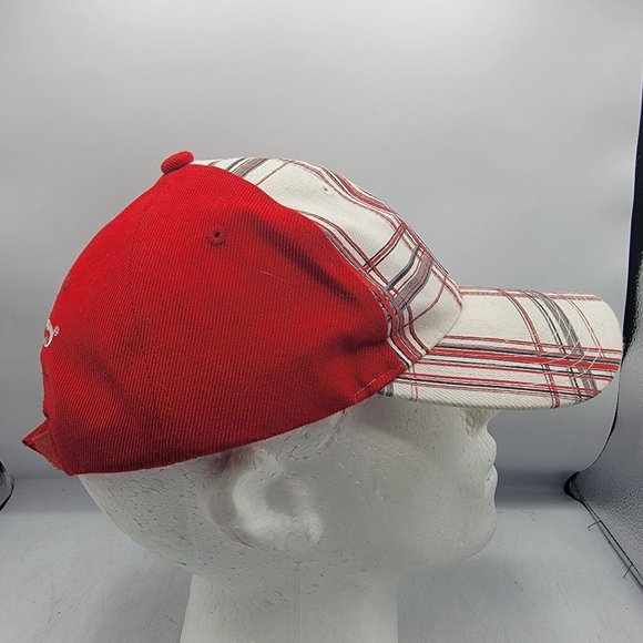 Los Angeles Angels Plaid Red White Hat Auto Trader Sports Baseball California - Picture 4 of 9